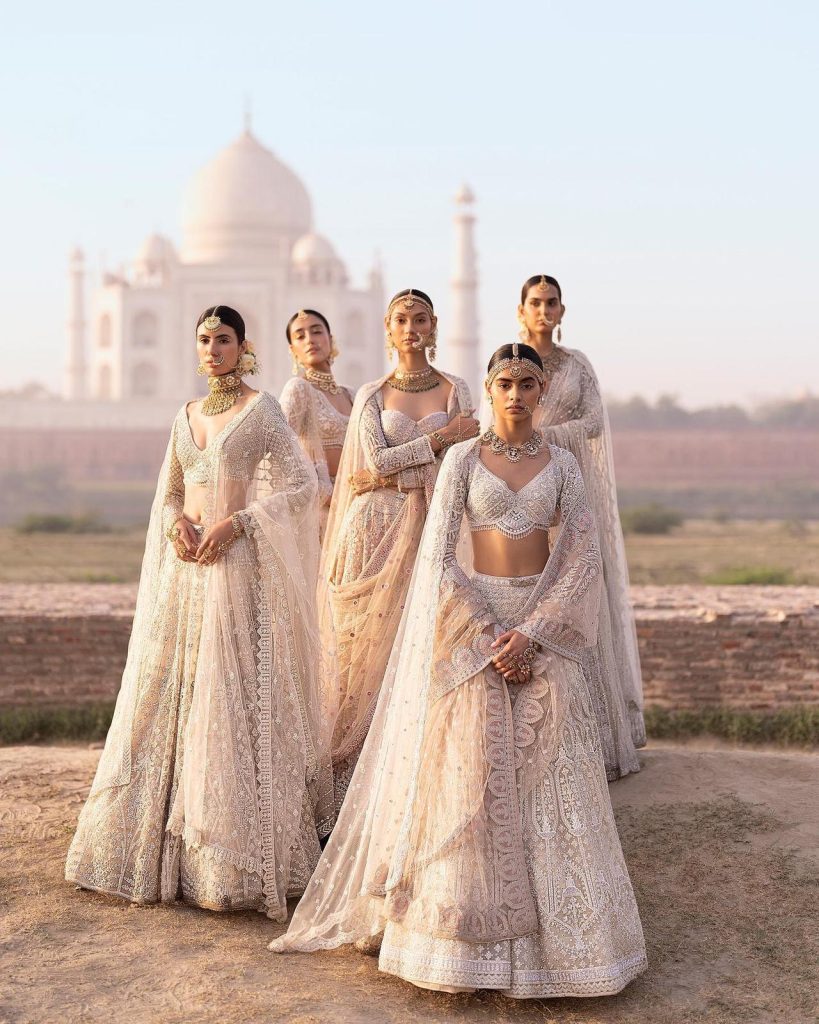 Pearl Perfection: White and Silver Bridal Lehenga For Your Big Day